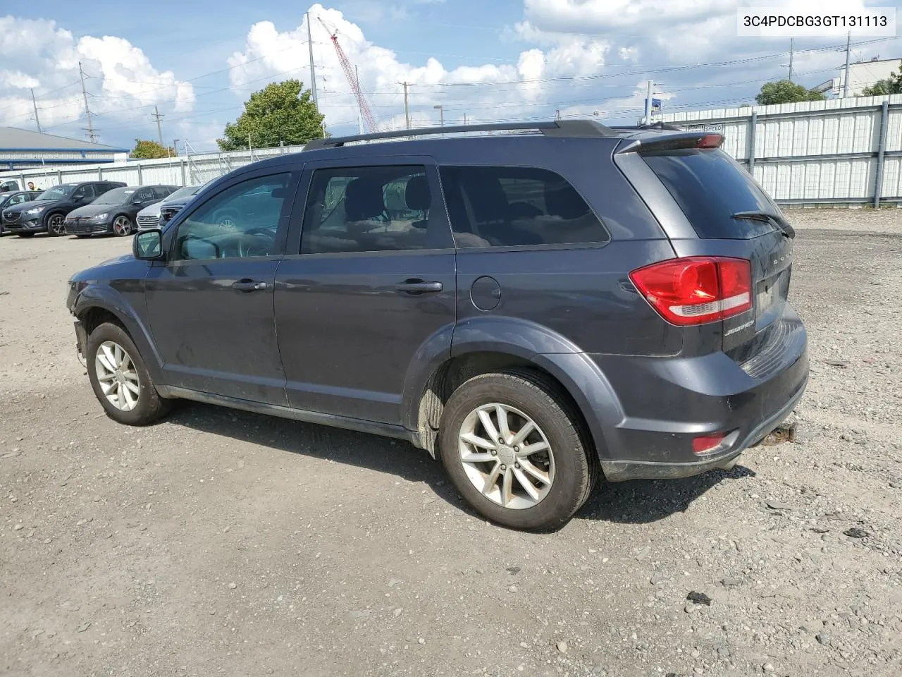 2016 Dodge Journey Sxt VIN: 3C4PDCBG3GT131113 Lot: 69225134