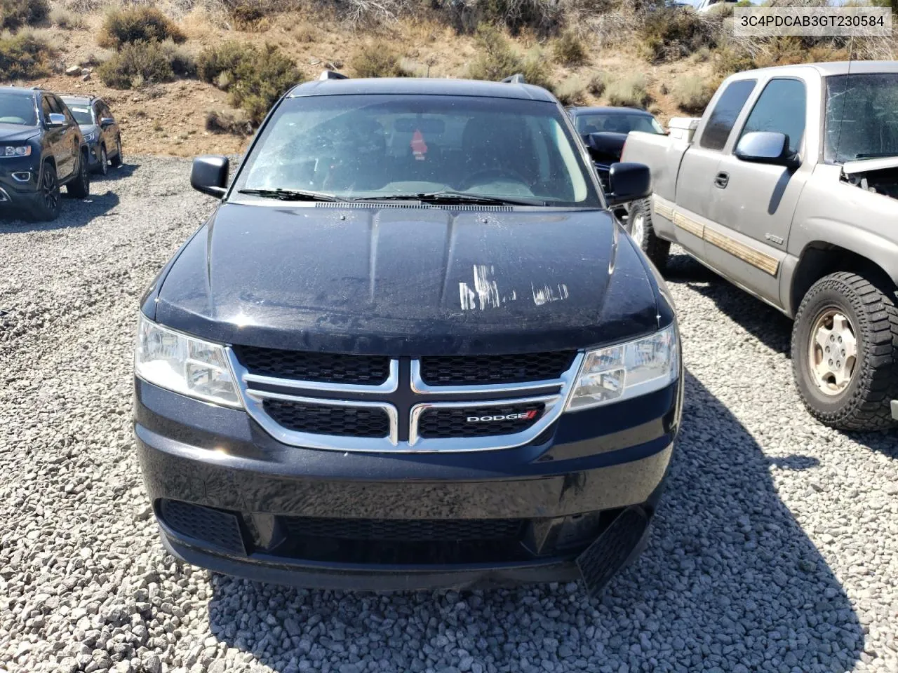 2016 Dodge Journey Se VIN: 3C4PDCAB3GT230584 Lot: 69264564