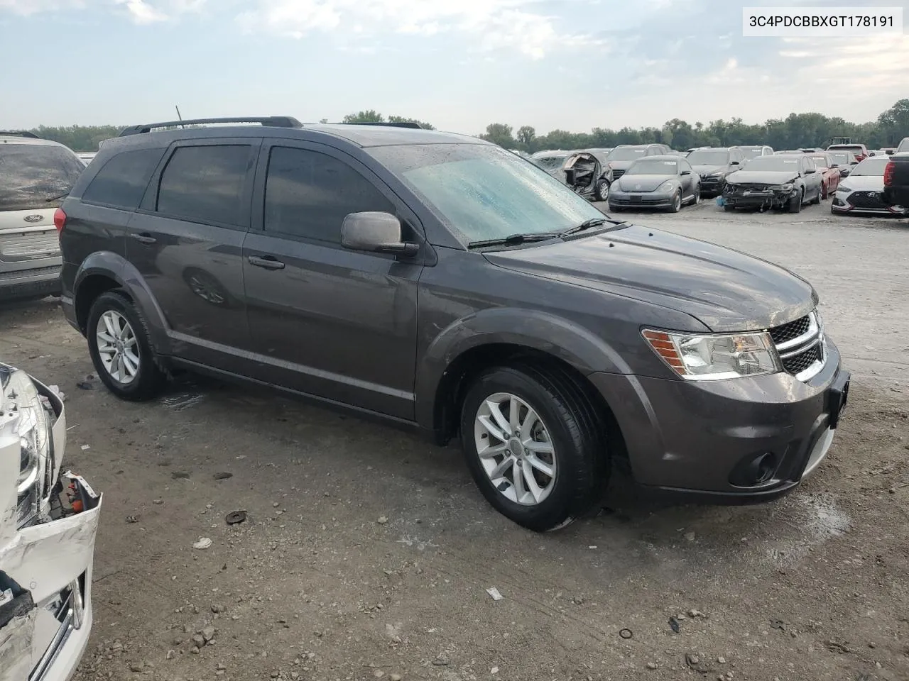 2016 Dodge Journey Sxt VIN: 3C4PDCBBXGT178191 Lot: 69522504