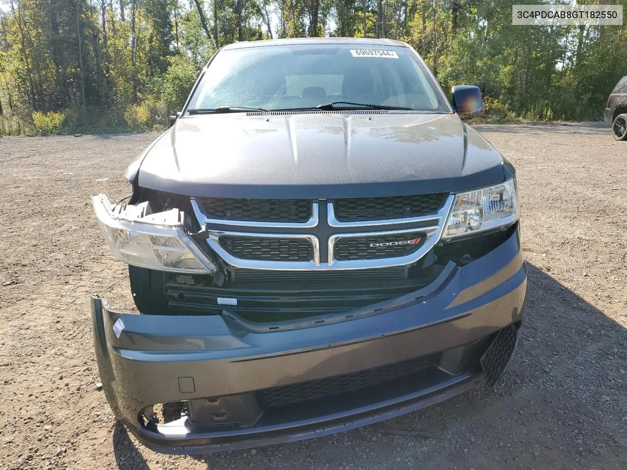 2016 Dodge Journey Se VIN: 3C4PDCAB8GT182550 Lot: 69697544