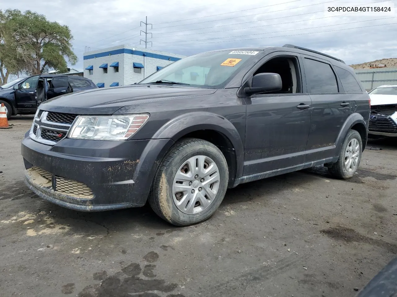 2016 Dodge Journey Se VIN: 3C4PDCAB4GT158424 Lot: 69952504