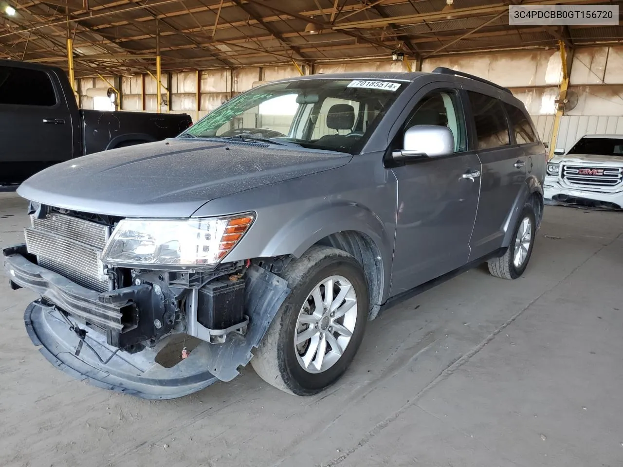 2016 Dodge Journey Sxt VIN: 3C4PDCBB0GT156720 Lot: 70185514