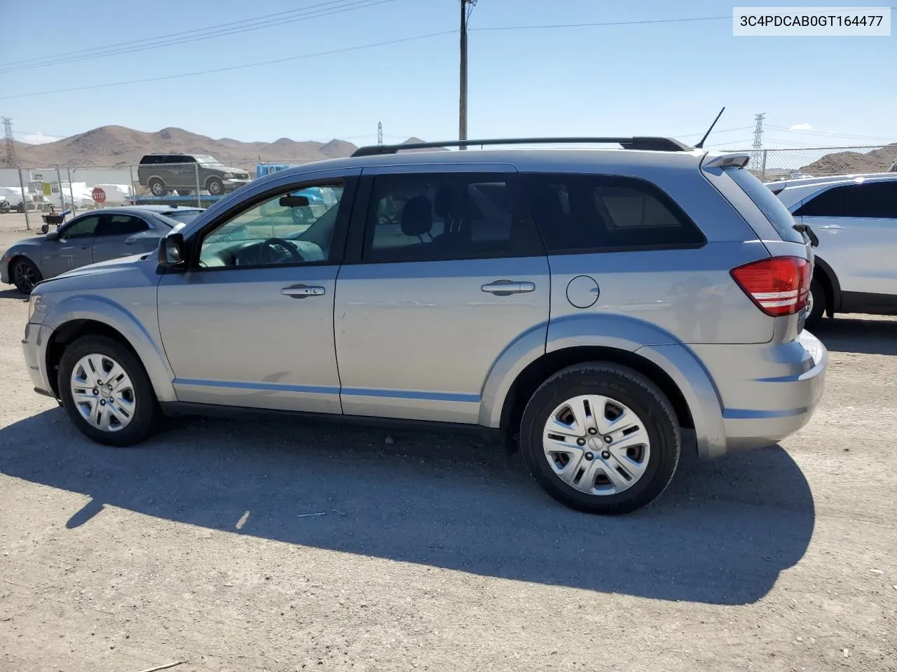 2016 Dodge Journey Se VIN: 3C4PDCAB0GT164477 Lot: 70187774