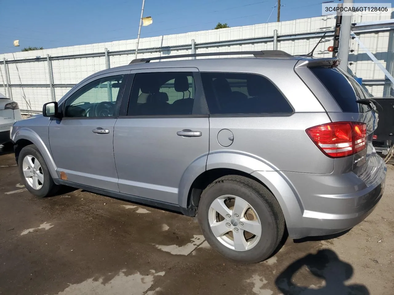 2016 Dodge Journey Se VIN: 3C4PDCAB6GT128406 Lot: 70225944