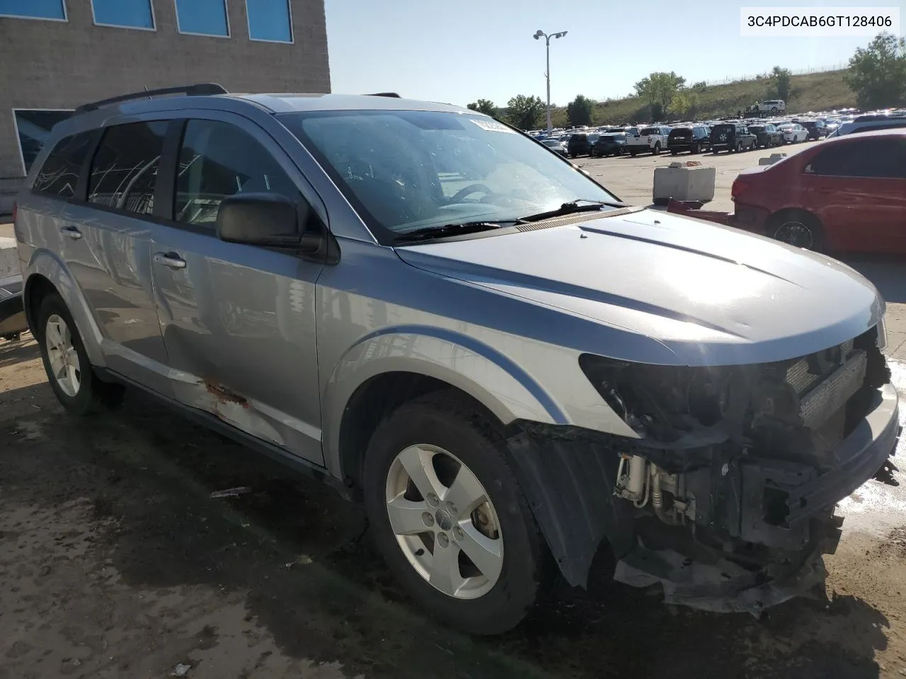 2016 Dodge Journey Se VIN: 3C4PDCAB6GT128406 Lot: 70225944