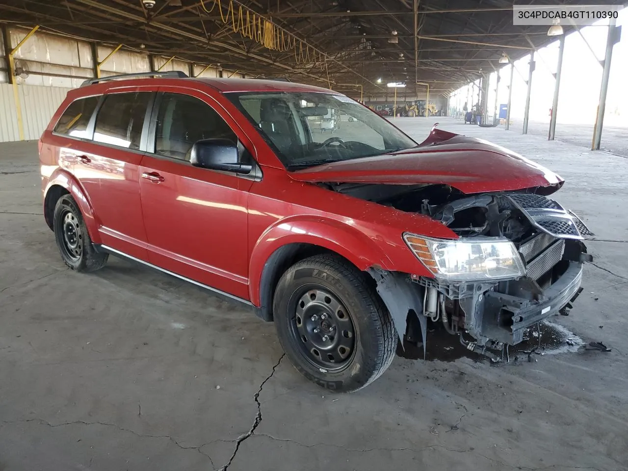 2016 Dodge Journey Se VIN: 3C4PDCAB4GT110390 Lot: 70302984