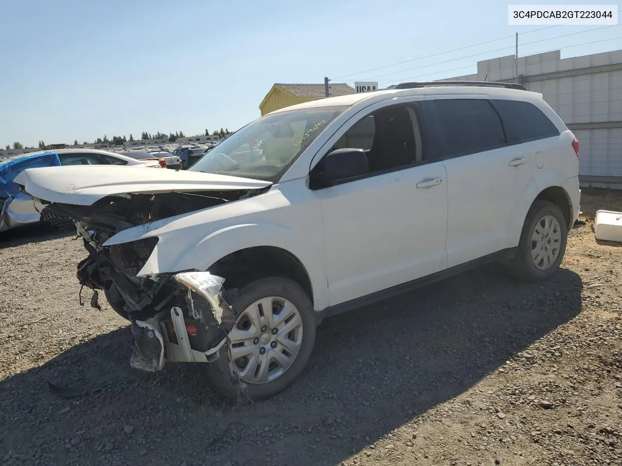 2016 Dodge Journey Se VIN: 3C4PDCAB2GT223044 Lot: 70334044