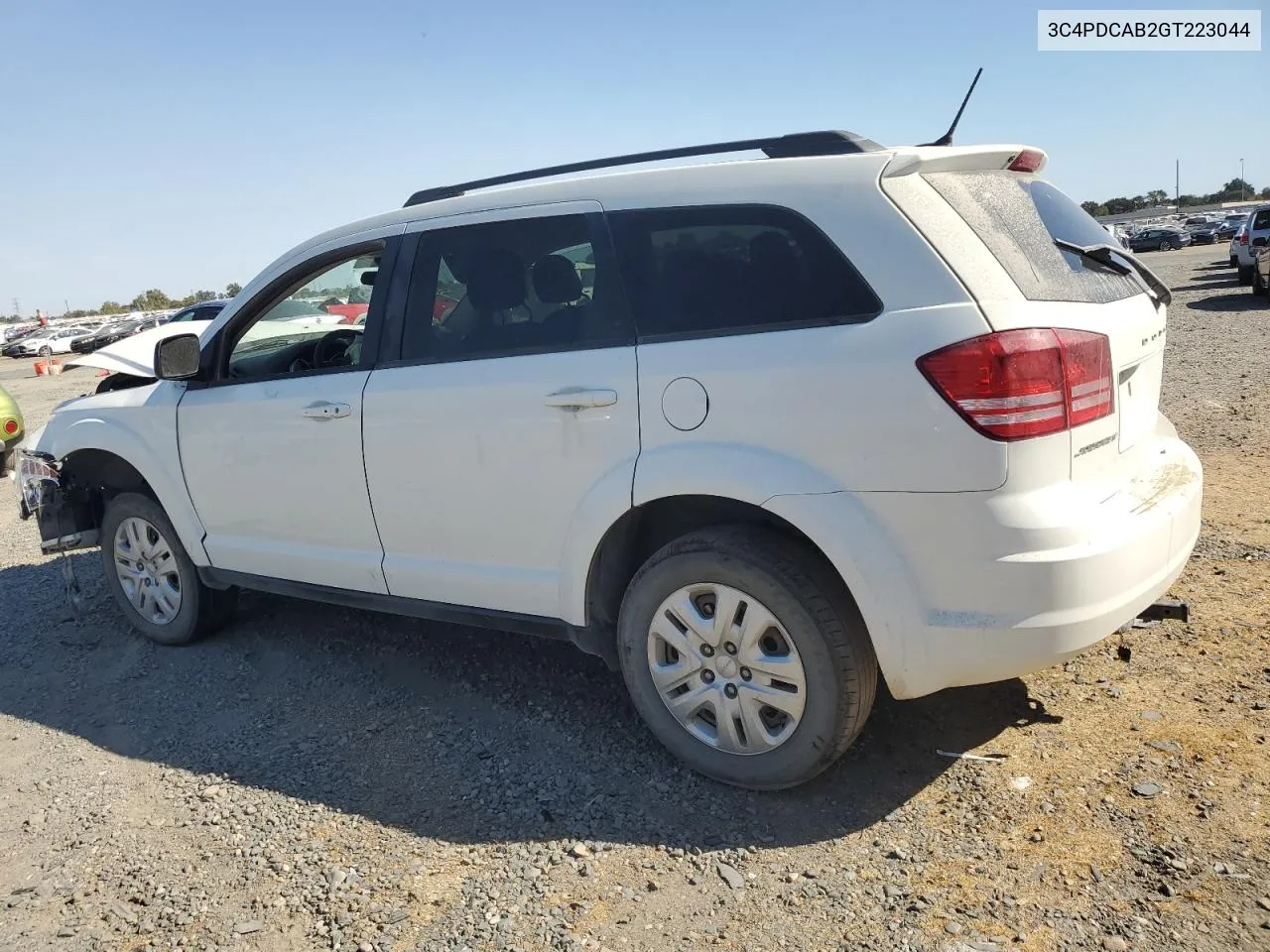 2016 Dodge Journey Se VIN: 3C4PDCAB2GT223044 Lot: 70334044