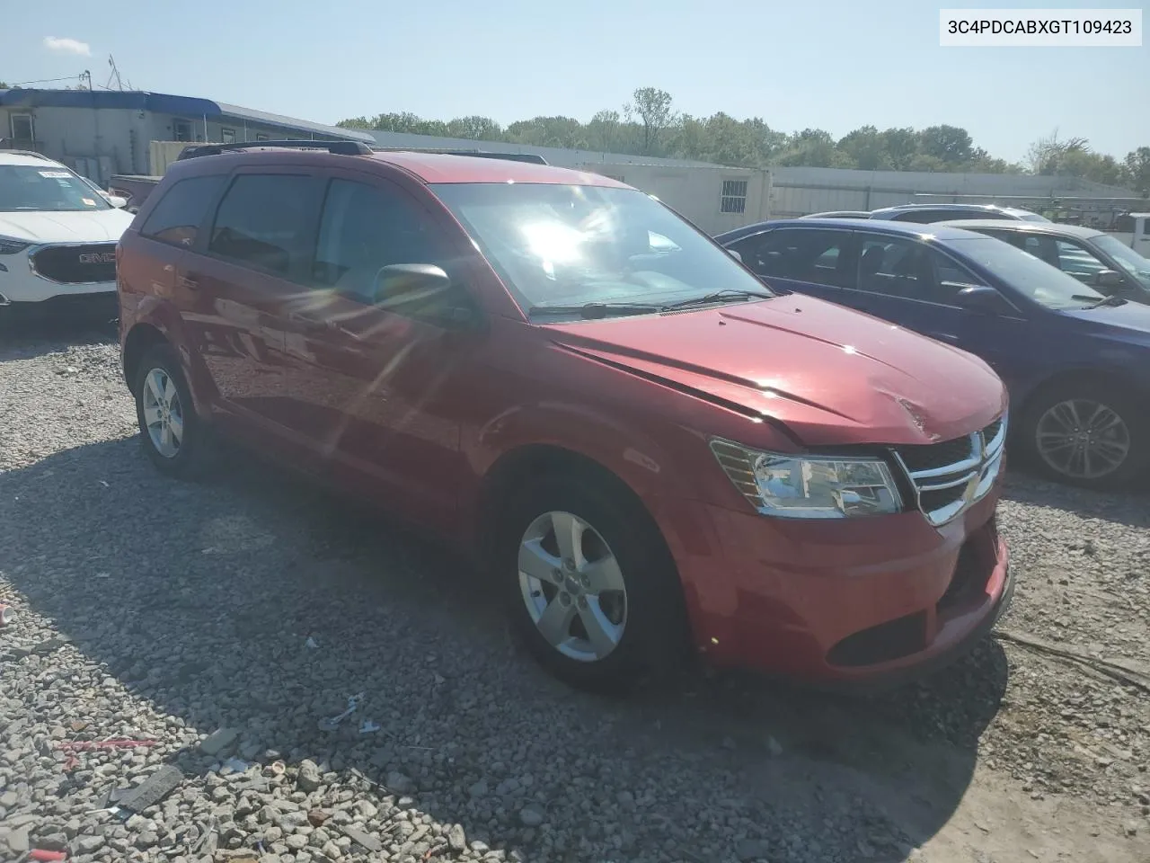 2016 Dodge Journey Se VIN: 3C4PDCABXGT109423 Lot: 71244204