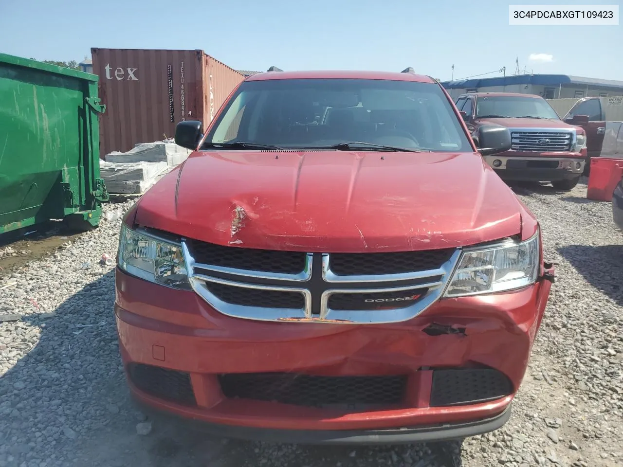 2016 Dodge Journey Se VIN: 3C4PDCABXGT109423 Lot: 71244204