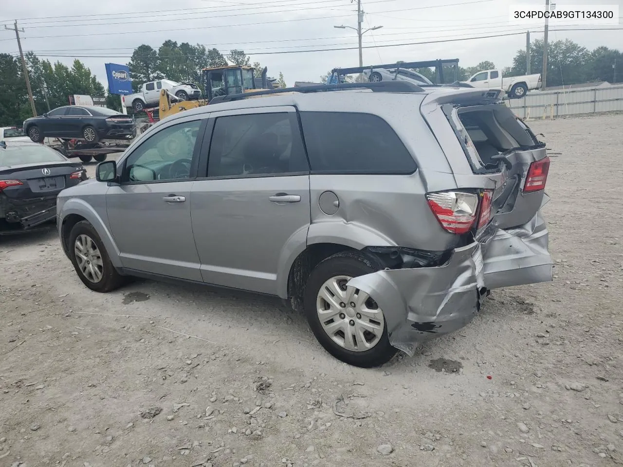 2016 Dodge Journey Se VIN: 3C4PDCAB9GT134300 Lot: 71260434