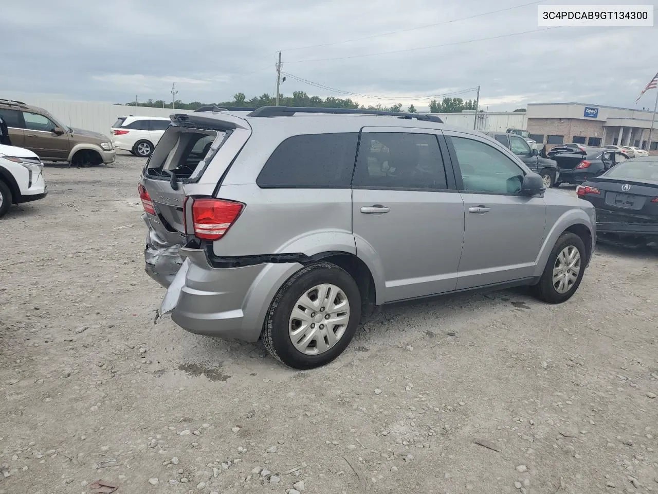 2016 Dodge Journey Se VIN: 3C4PDCAB9GT134300 Lot: 71260434