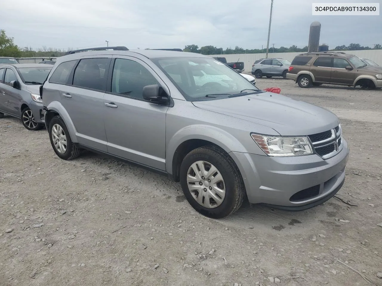 2016 Dodge Journey Se VIN: 3C4PDCAB9GT134300 Lot: 71260434