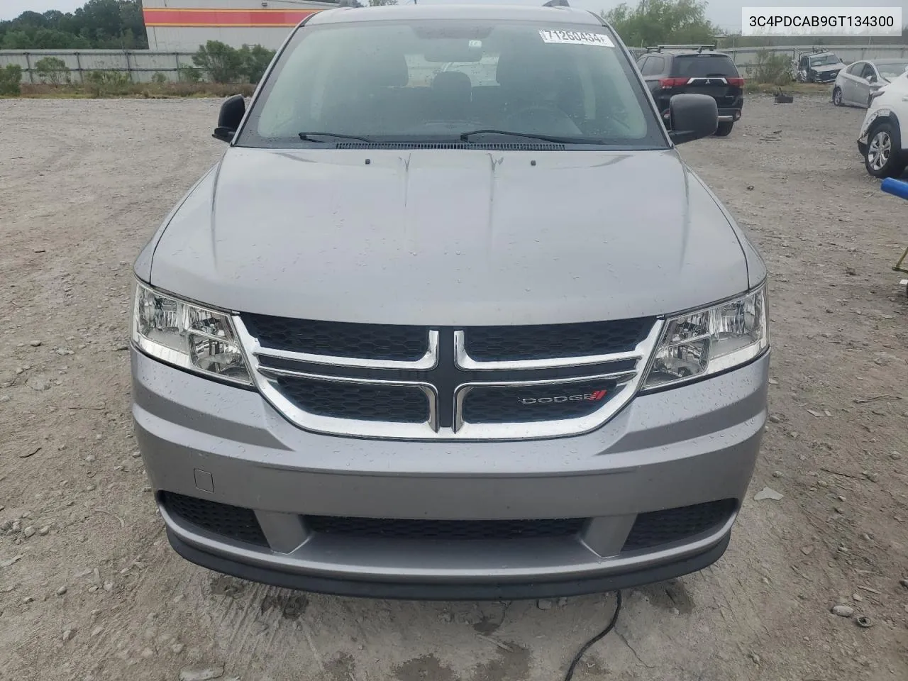 2016 Dodge Journey Se VIN: 3C4PDCAB9GT134300 Lot: 71260434