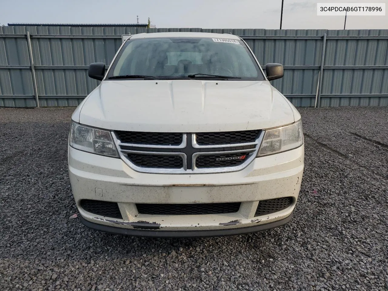 2016 Dodge Journey Se VIN: 3C4PDCAB6GT178996 Lot: 71305514