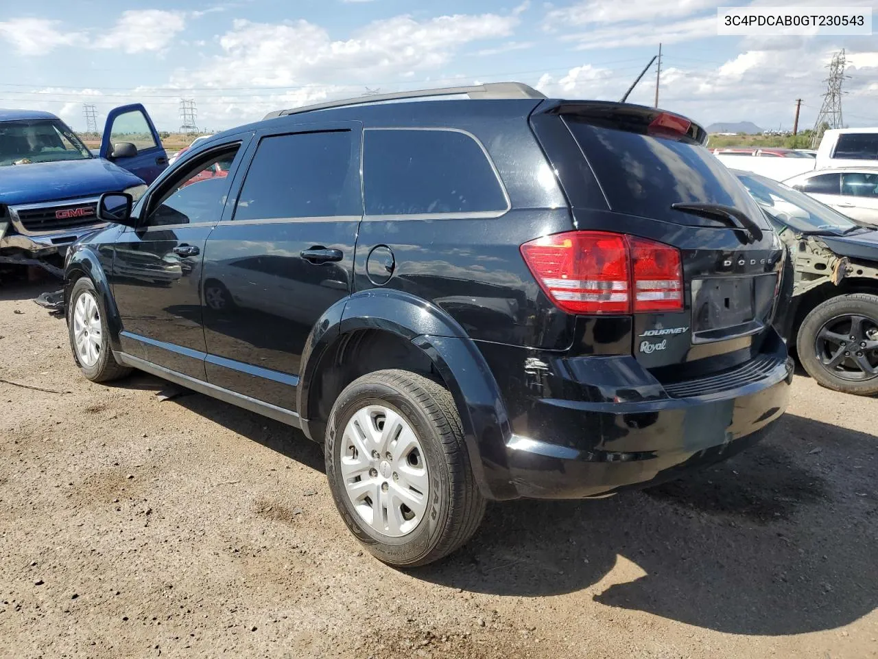 2016 Dodge Journey Se VIN: 3C4PDCAB0GT230543 Lot: 71314144