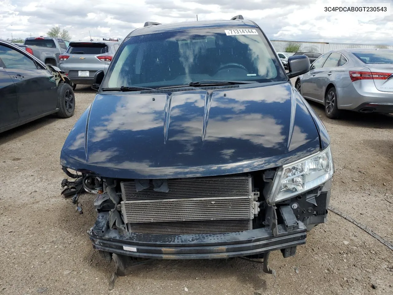 2016 Dodge Journey Se VIN: 3C4PDCAB0GT230543 Lot: 71314144