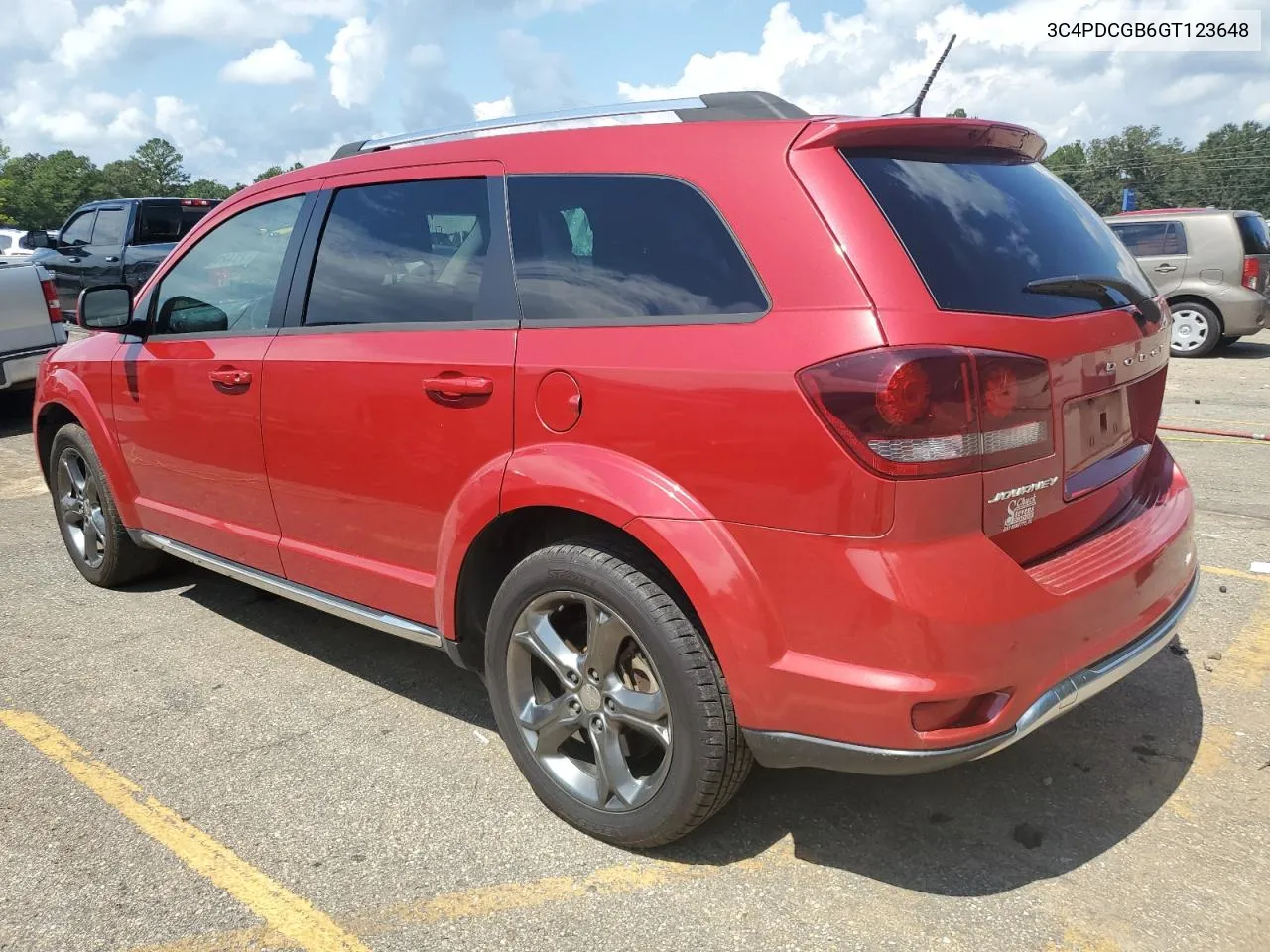 2016 Dodge Journey Crossroad VIN: 3C4PDCGB6GT123648 Lot: 71429684