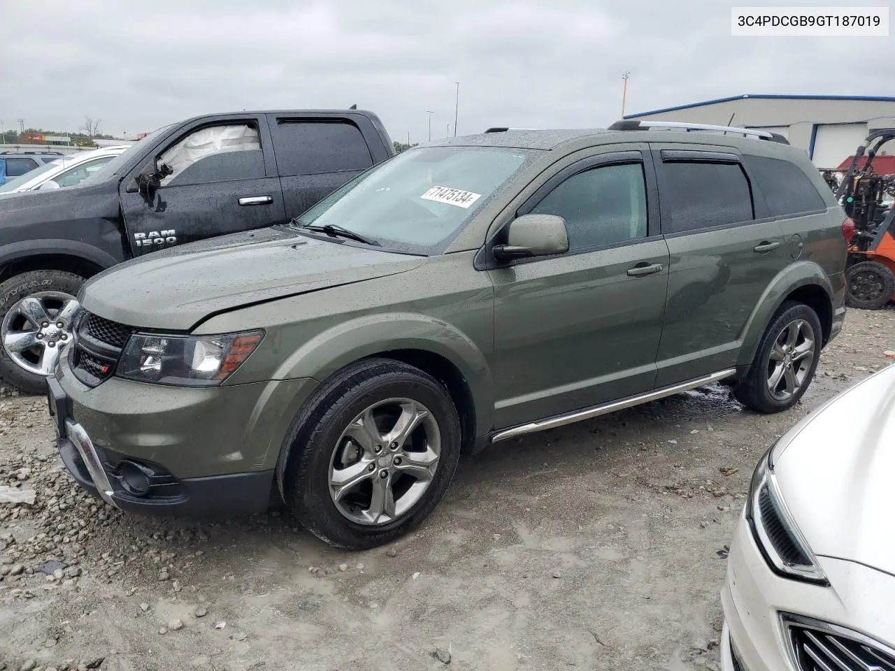 2016 Dodge Journey Crossroad VIN: 3C4PDCGB9GT187019 Lot: 71475134