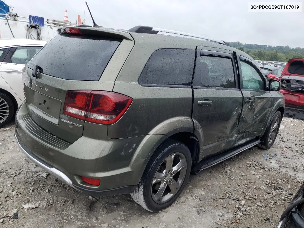 2016 Dodge Journey Crossroad VIN: 3C4PDCGB9GT187019 Lot: 71475134