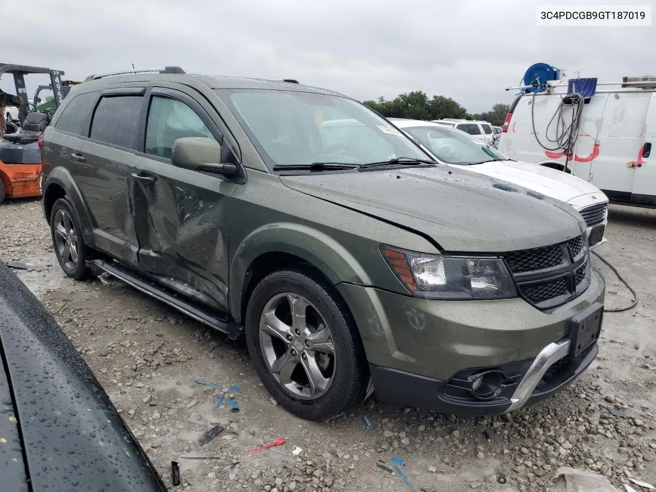 2016 Dodge Journey Crossroad VIN: 3C4PDCGB9GT187019 Lot: 71475134