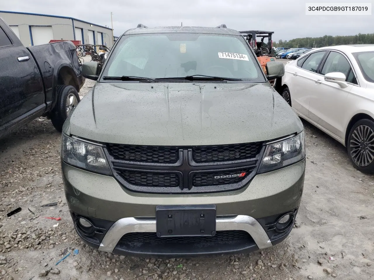 2016 Dodge Journey Crossroad VIN: 3C4PDCGB9GT187019 Lot: 71475134