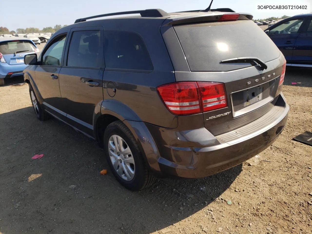 2016 Dodge Journey Se VIN: 3C4PDCAB3GT210402 Lot: 71480344