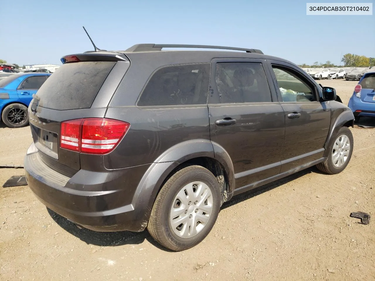 2016 Dodge Journey Se VIN: 3C4PDCAB3GT210402 Lot: 71480344