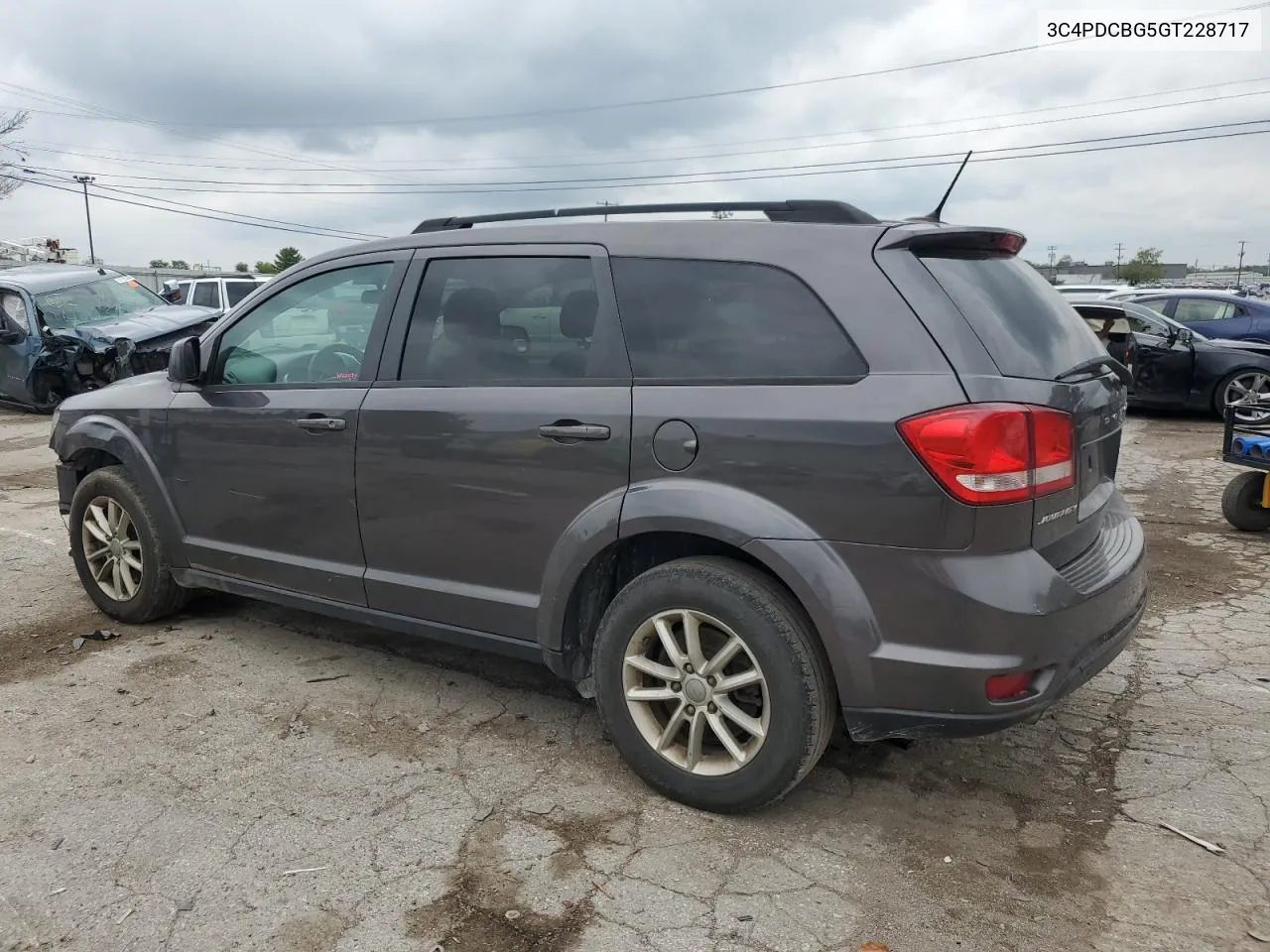 2016 Dodge Journey Sxt VIN: 3C4PDCBG5GT228717 Lot: 71555244