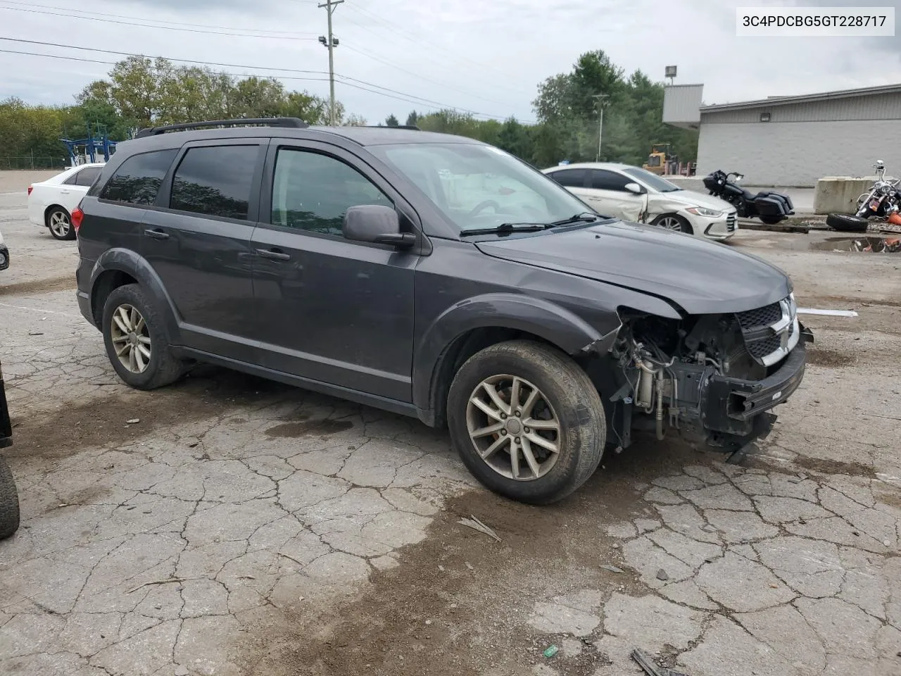 2016 Dodge Journey Sxt VIN: 3C4PDCBG5GT228717 Lot: 71555244