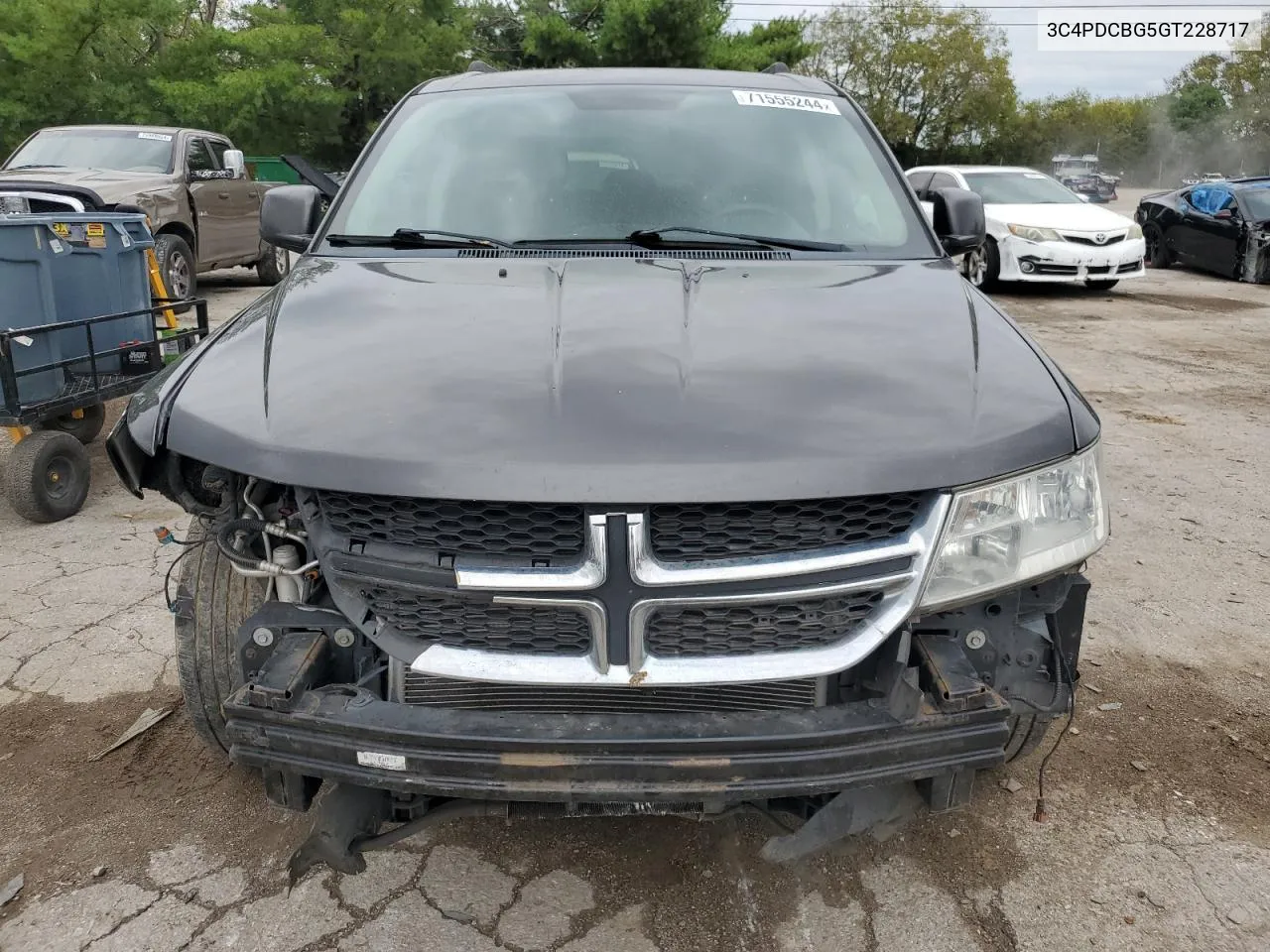 2016 Dodge Journey Sxt VIN: 3C4PDCBG5GT228717 Lot: 71555244