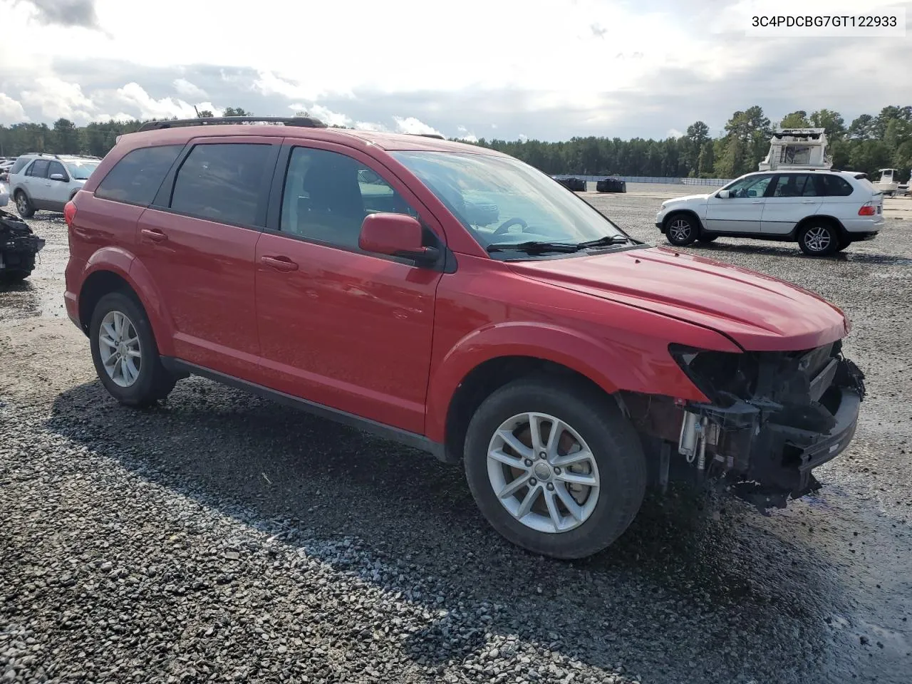 2016 Dodge Journey Sxt VIN: 3C4PDCBG7GT122933 Lot: 71624004