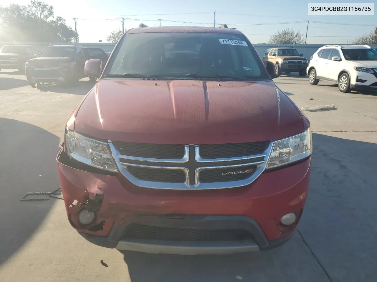 2016 Dodge Journey Sxt VIN: 3C4PDCBB2GT156735 Lot: 71713044