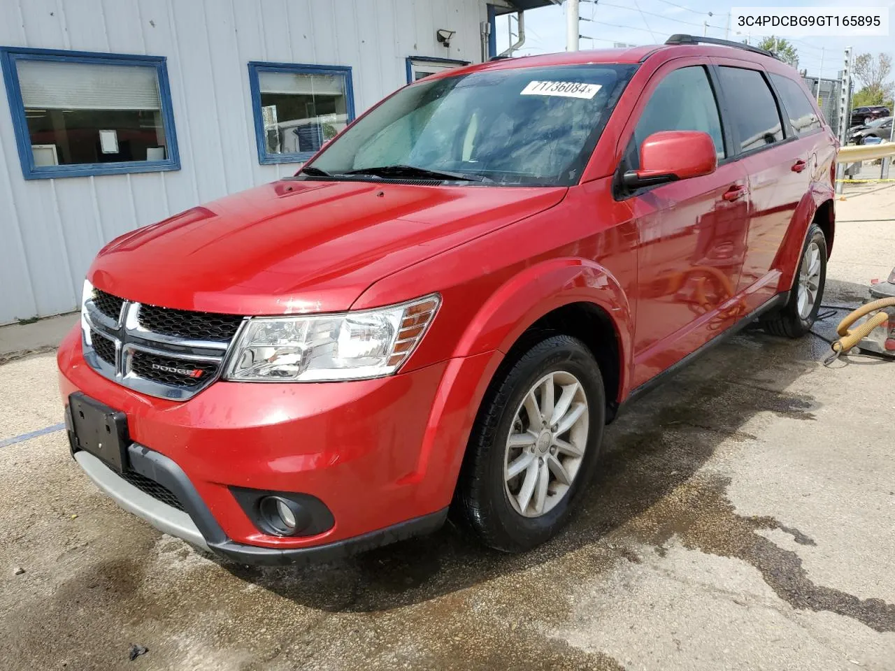 2016 Dodge Journey Sxt VIN: 3C4PDCBG9GT165895 Lot: 71736084