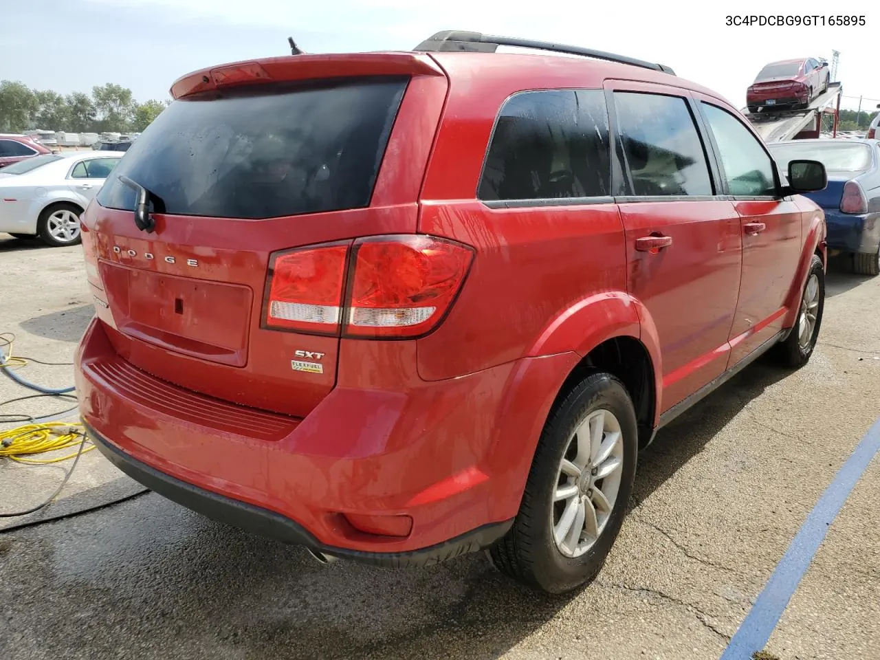 2016 Dodge Journey Sxt VIN: 3C4PDCBG9GT165895 Lot: 71736084