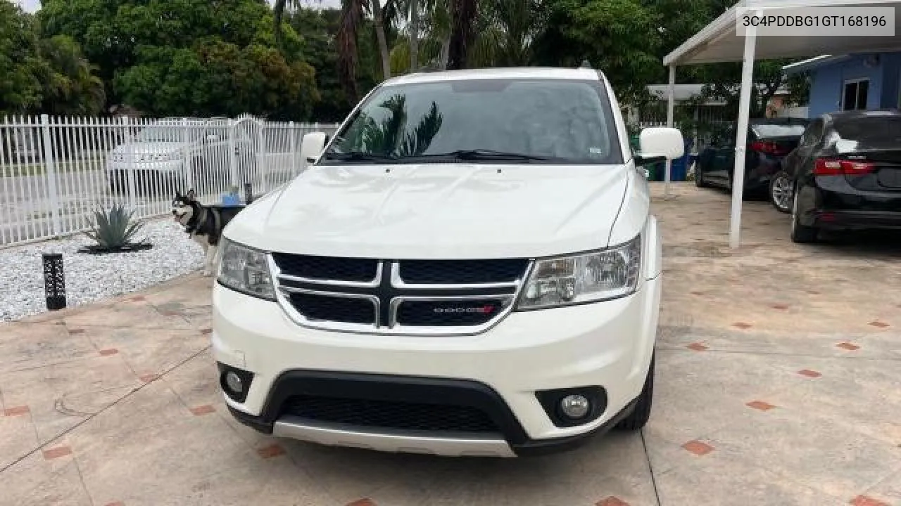 2016 Dodge Journey Sx VIN: 3C4PDDBG1GT168196 Lot: 71869224