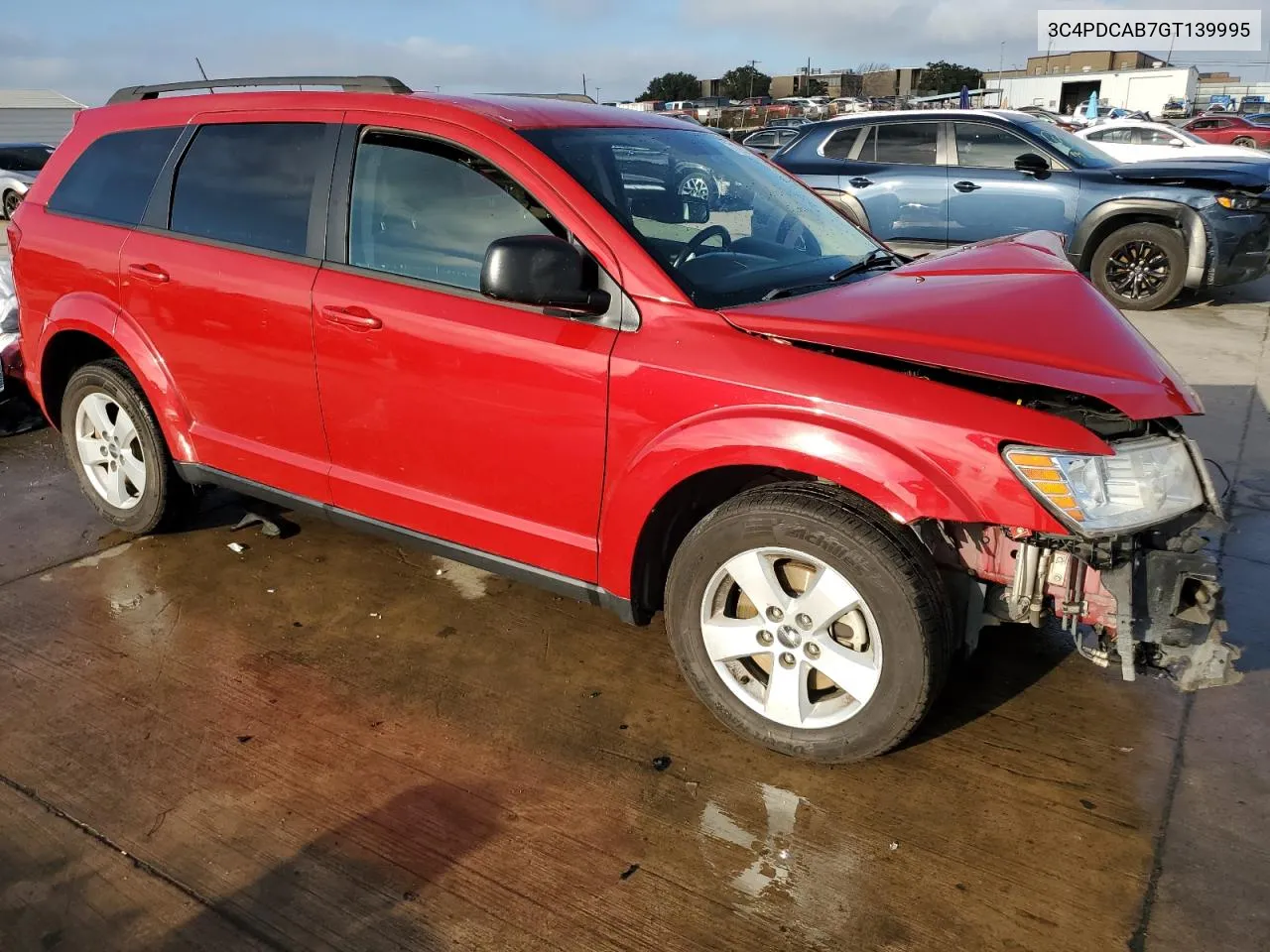 2016 Dodge Journey Se VIN: 3C4PDCAB7GT139995 Lot: 71873534