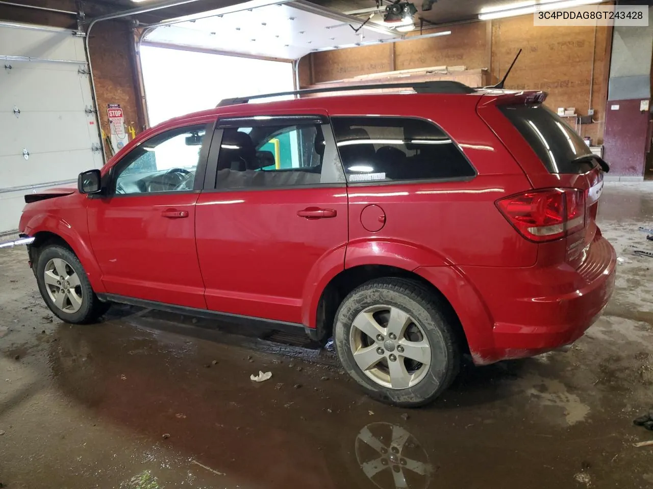 2016 Dodge Journey Se VIN: 3C4PDDAG8GT243428 Lot: 71990354