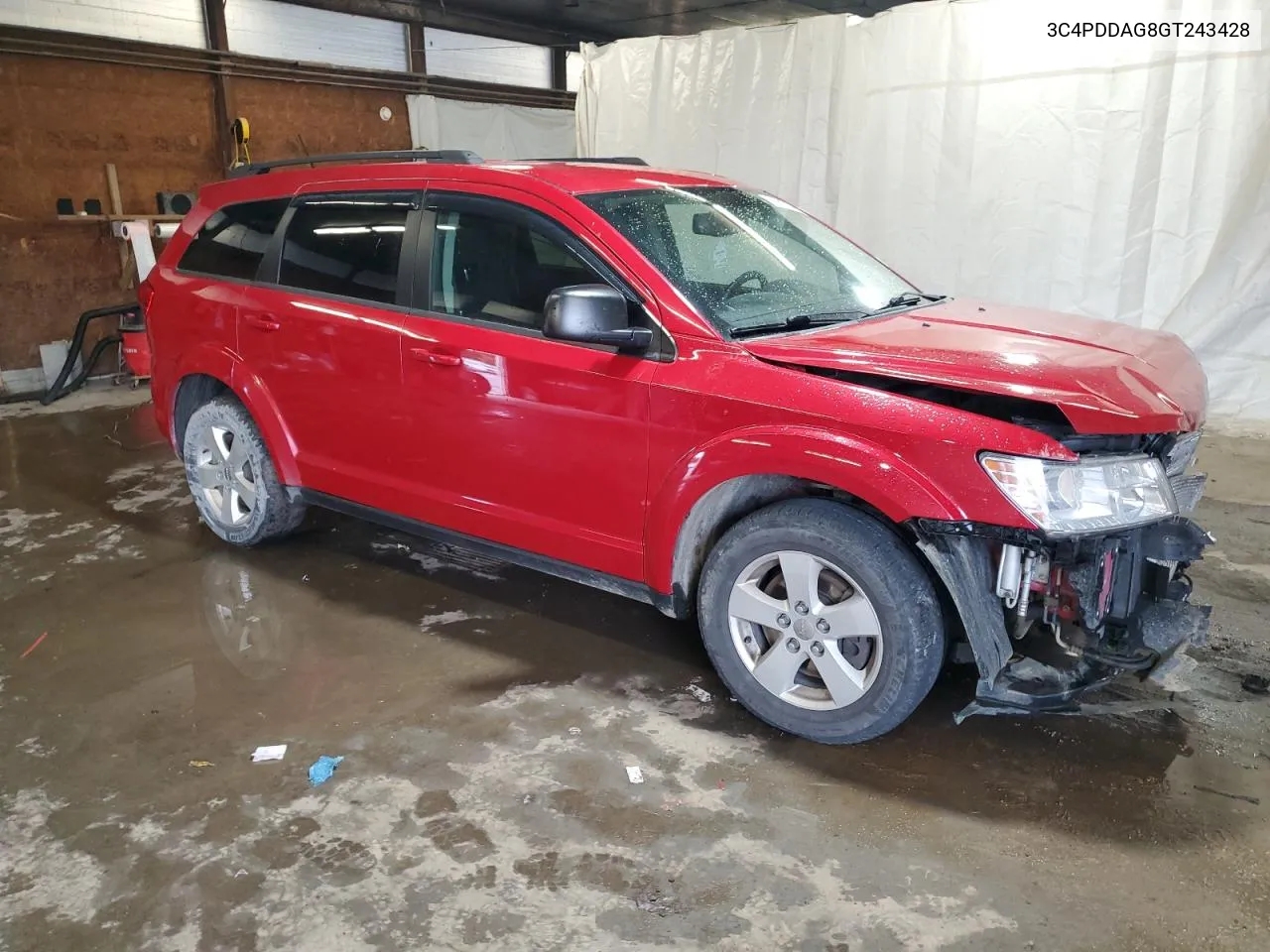 2016 Dodge Journey Se VIN: 3C4PDDAG8GT243428 Lot: 71990354