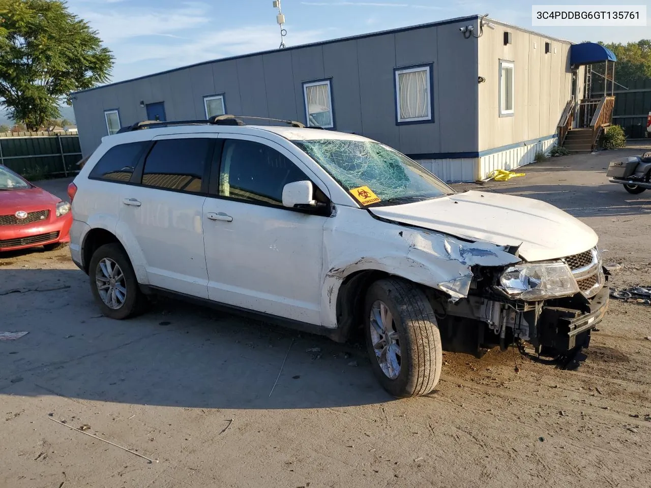 2016 Dodge Journey Sxt VIN: 3C4PDDBG6GT135761 Lot: 71999384