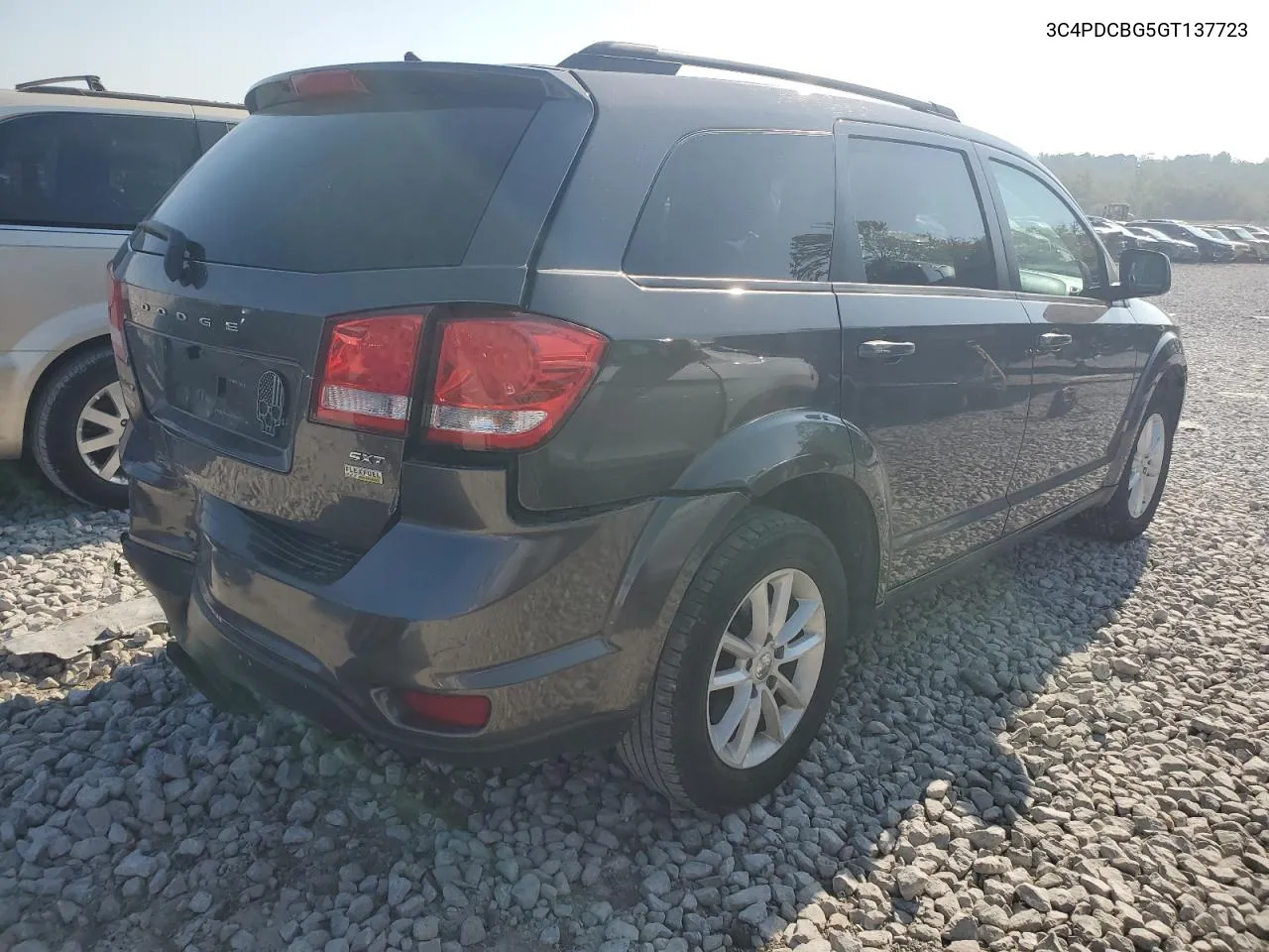 2016 Dodge Journey Sxt VIN: 3C4PDCBG5GT137723 Lot: 72085904