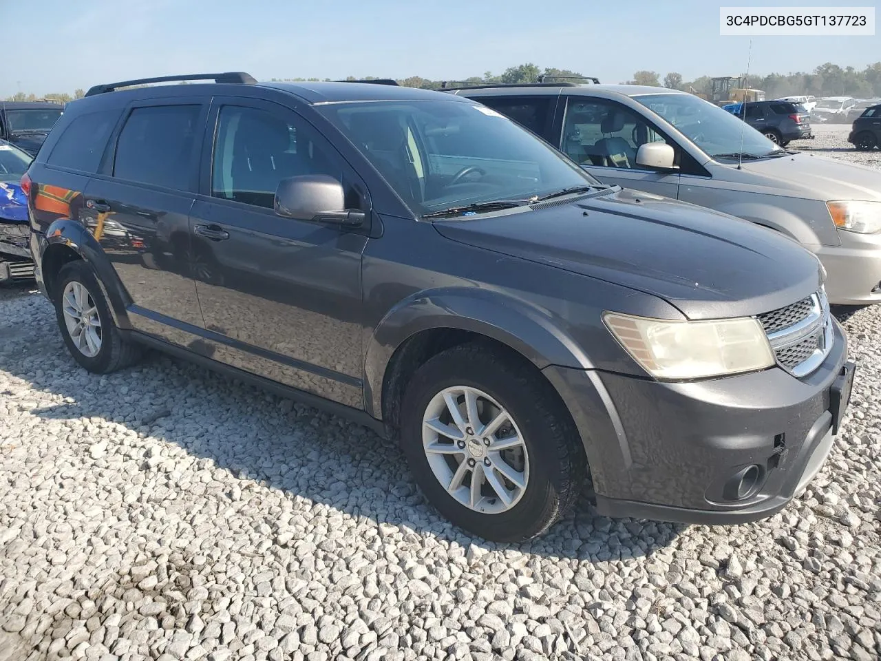 2016 Dodge Journey Sxt VIN: 3C4PDCBG5GT137723 Lot: 72085904