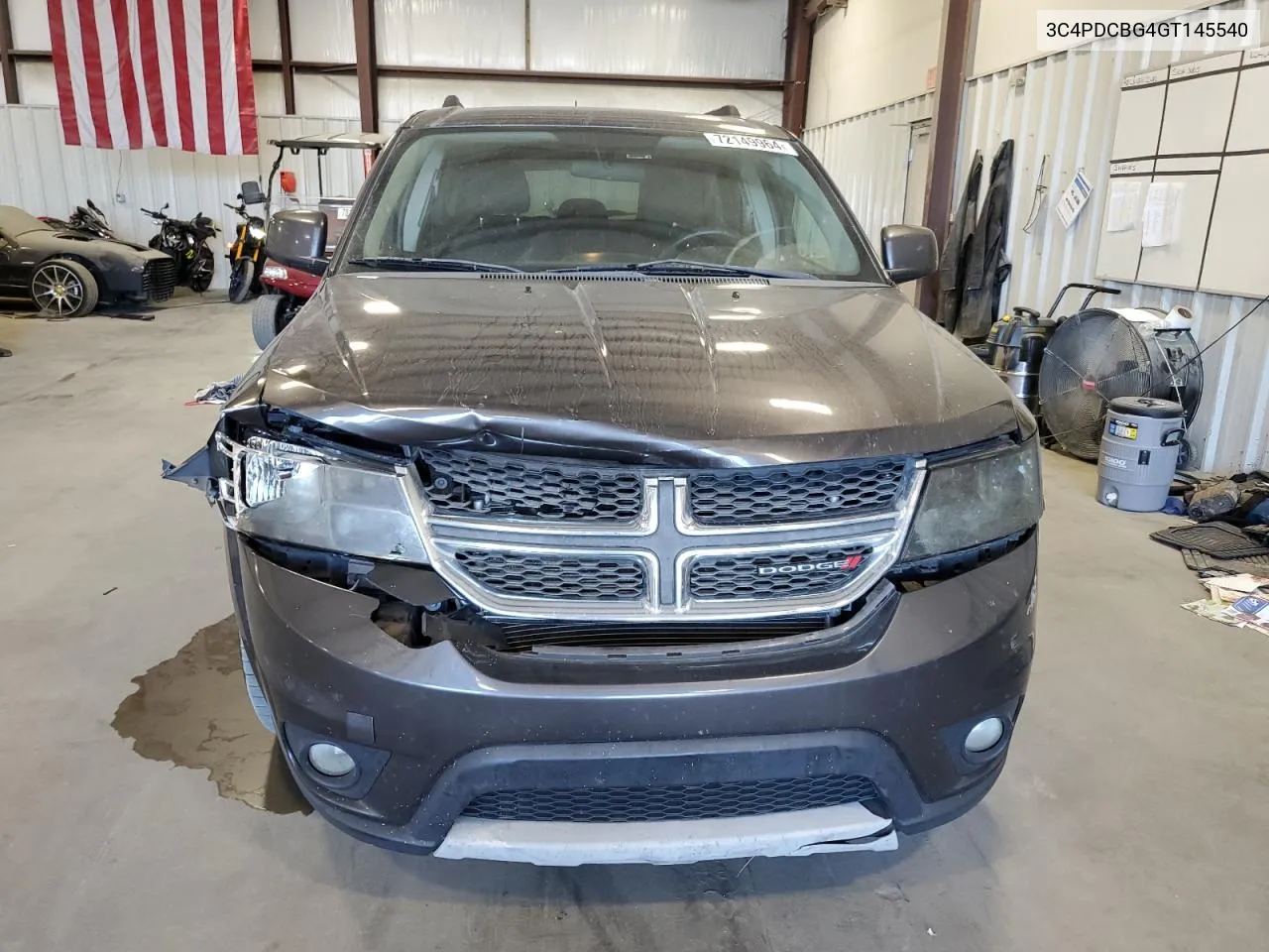 2016 Dodge Journey Sxt VIN: 3C4PDCBG4GT145540 Lot: 72149964