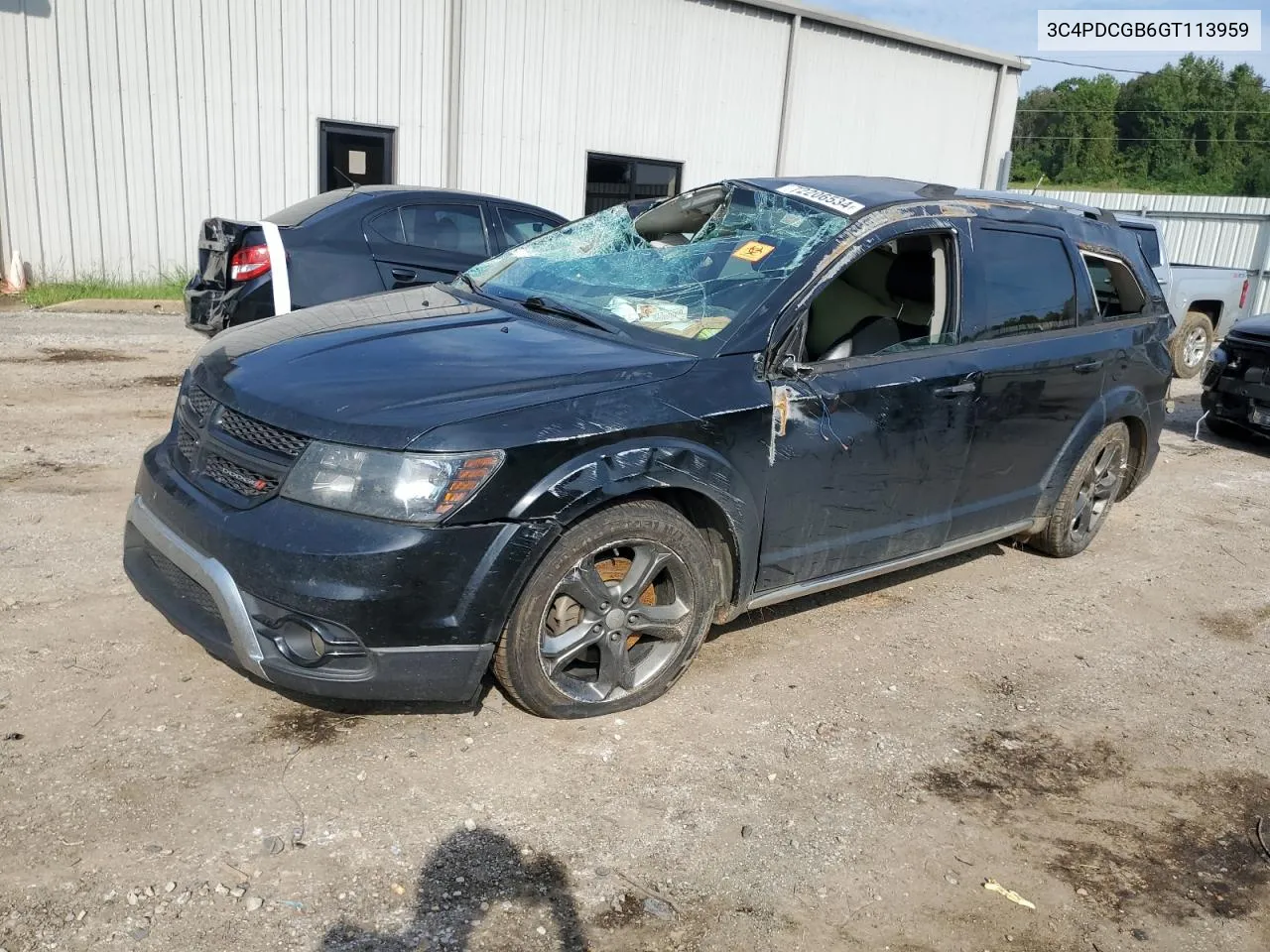 2016 Dodge Journey Crossroad VIN: 3C4PDCGB6GT113959 Lot: 72206534