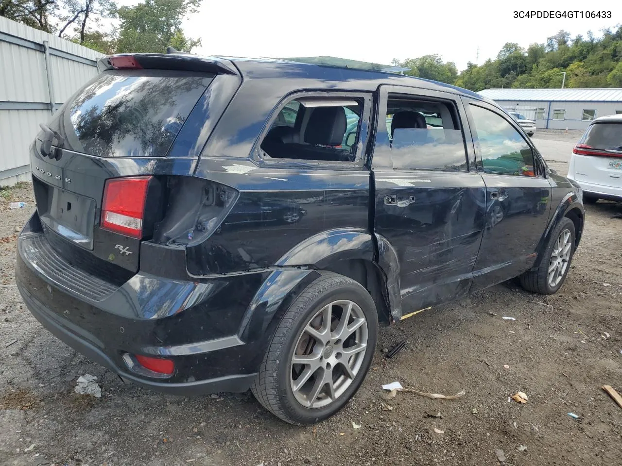 2016 Dodge Journey R/T VIN: 3C4PDDEG4GT106433 Lot: 72409054