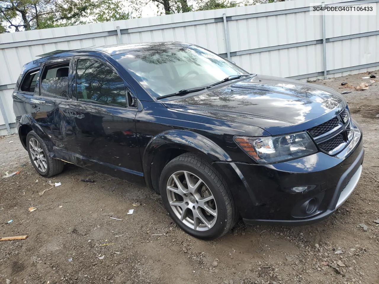 2016 Dodge Journey R/T VIN: 3C4PDDEG4GT106433 Lot: 72409054