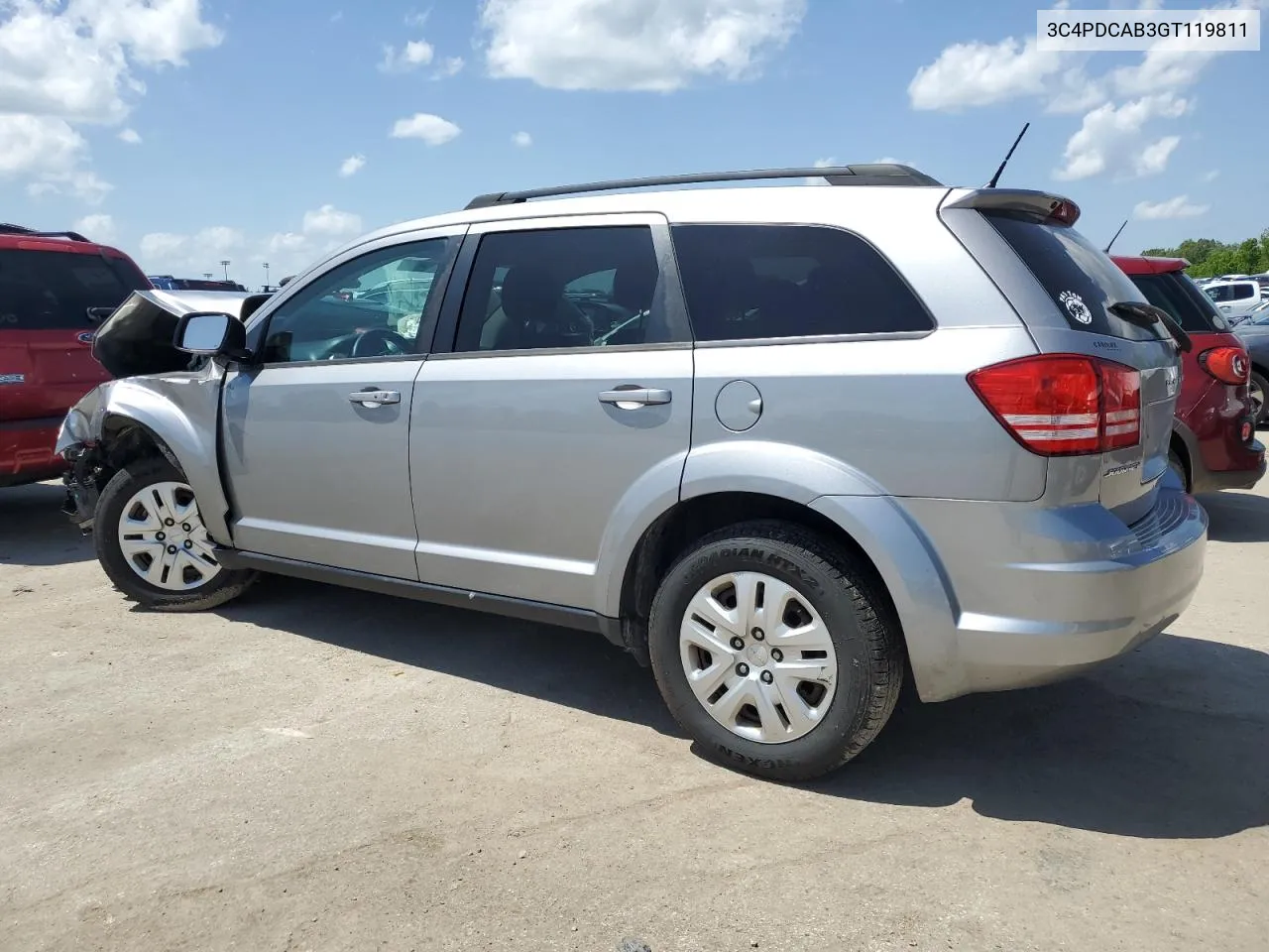 2016 Dodge Journey Se VIN: 3C4PDCAB3GT119811 Lot: 72429824