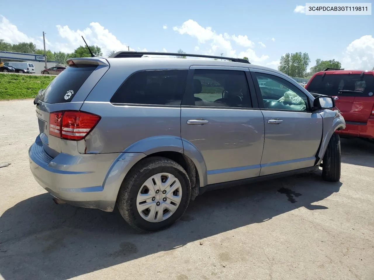 2016 Dodge Journey Se VIN: 3C4PDCAB3GT119811 Lot: 72429824