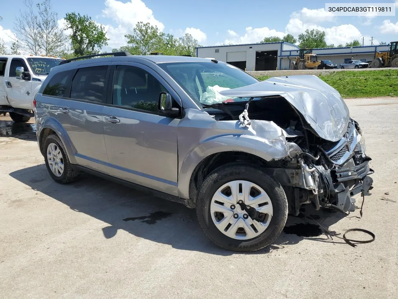 2016 Dodge Journey Se VIN: 3C4PDCAB3GT119811 Lot: 72429824