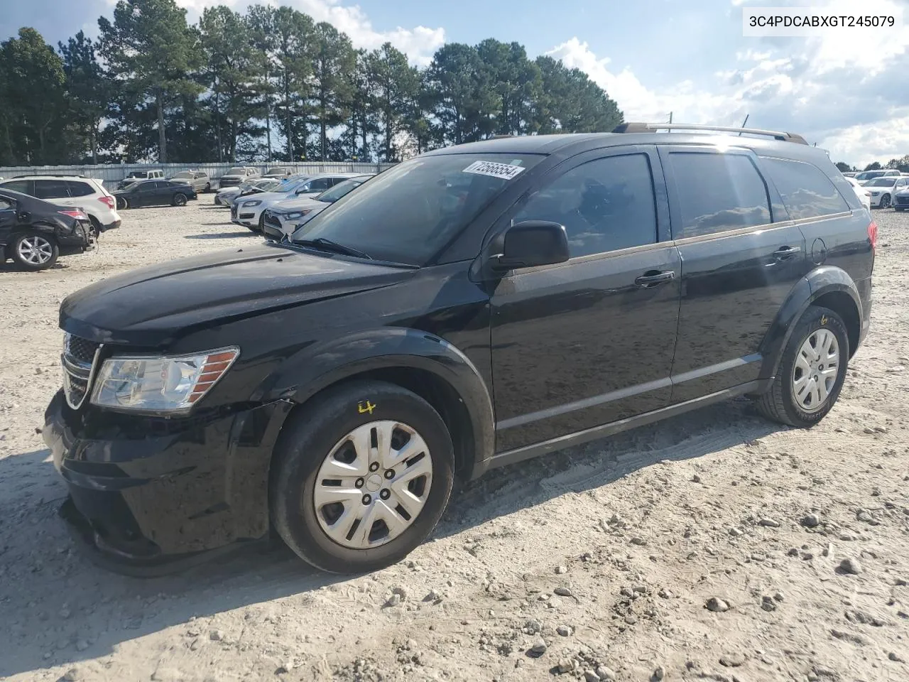 2016 Dodge Journey Se VIN: 3C4PDCABXGT245079 Lot: 72566554